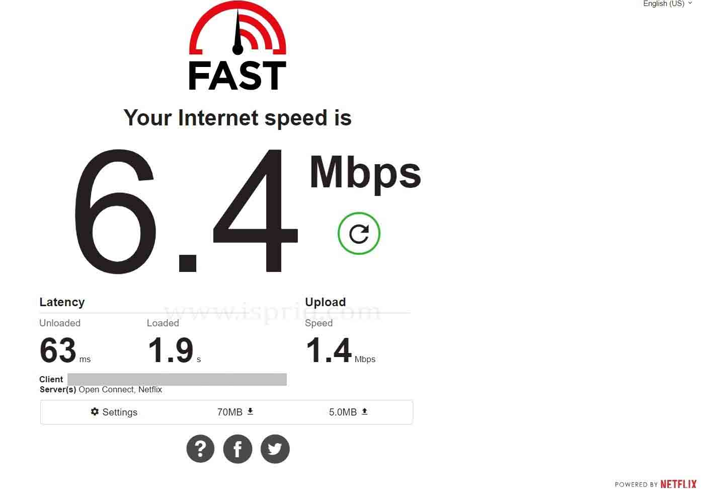 frontier internet speed test
